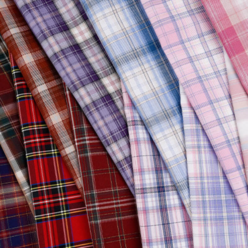 Plaid Yarn Dyed Poplin Fabric for Suit Wholesale Supplier 20